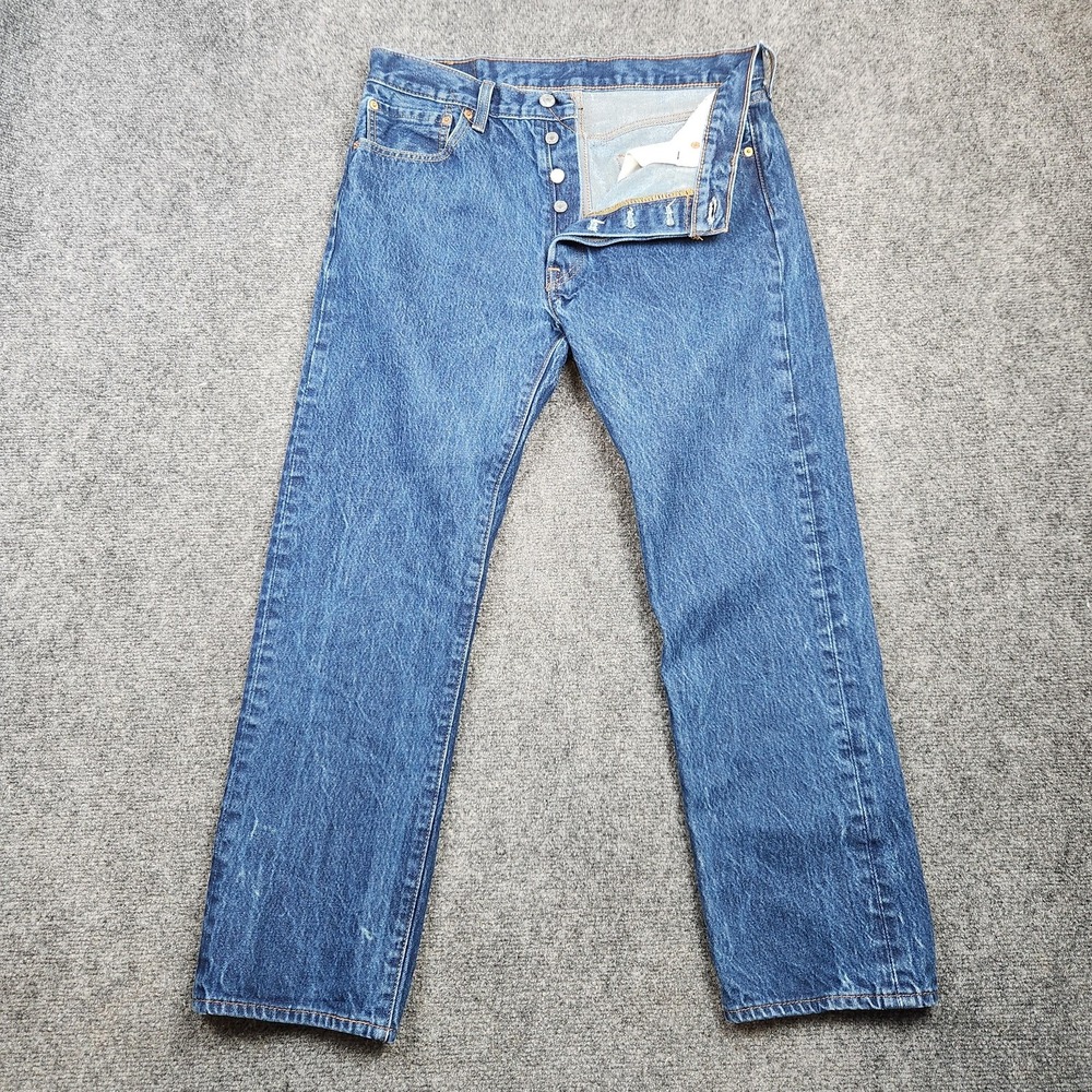 Classic Men’s Blue Denim Jeans
